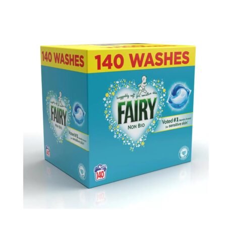 【2025 Stock Clearance】Fairy Non Bio Pods. 140 Washes. Laundry Detergent. Washing Liquid Tablets/Capsules